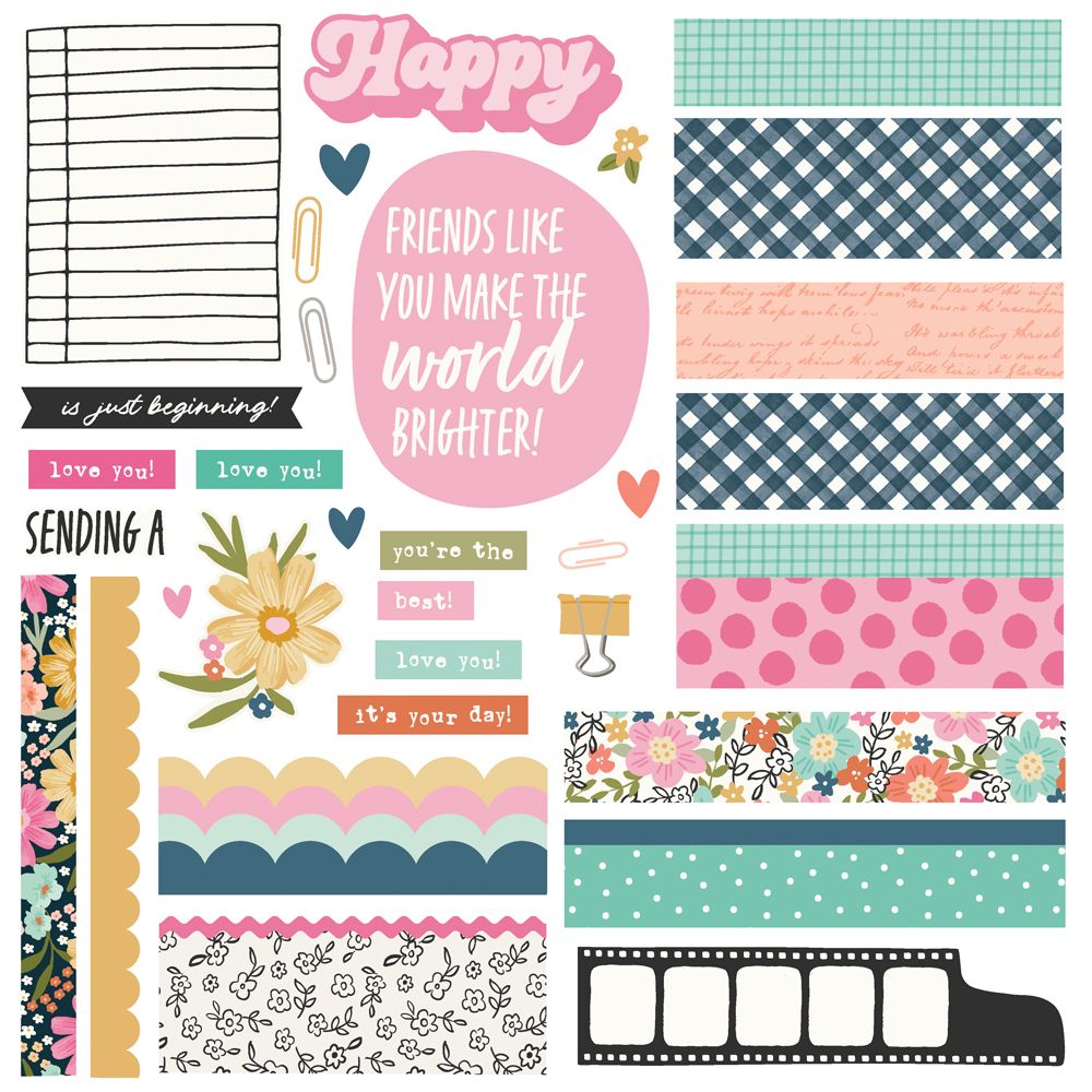 Simple Cards Take Note -Simple Stories Card Kit