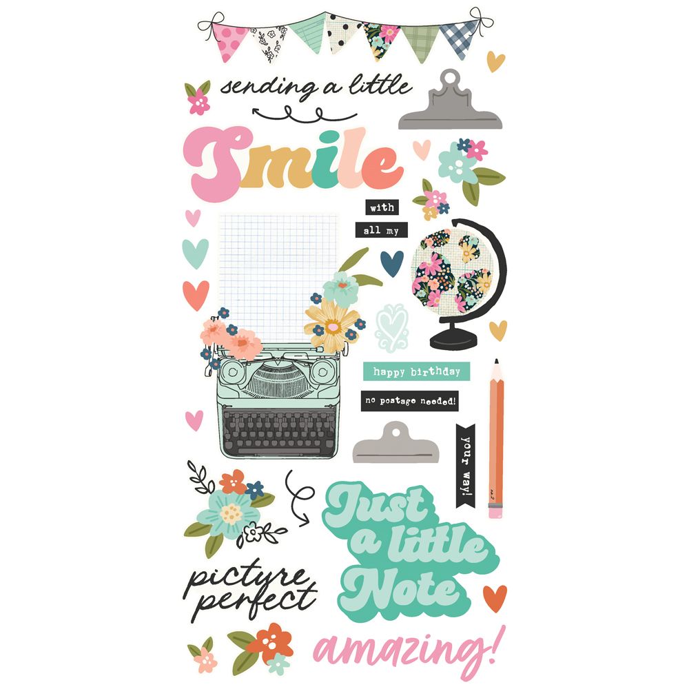 Simple Cards Take Note -Simple Stories Card Kit