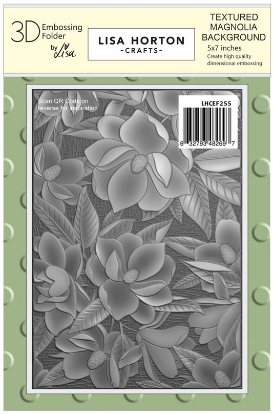 Textured Magnolia Embossing Folder Lisa Horton