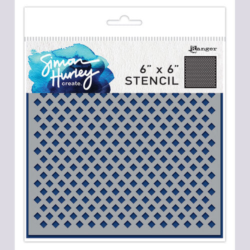 Stencil Tny Diamonds Simon Hurley Vreate 6x6 Ranger
