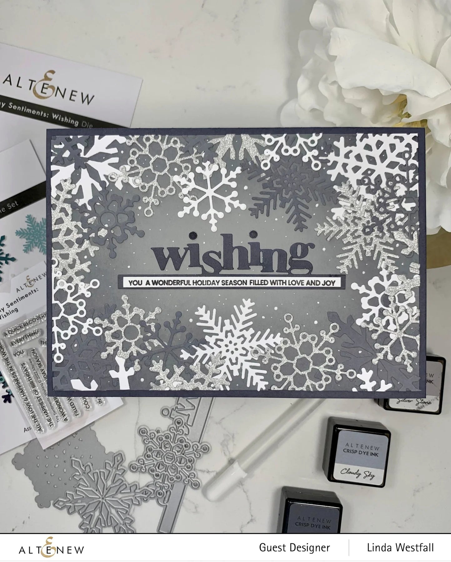 Altenew - Tiny Sentiments Bundle Stamp Set and Die Set