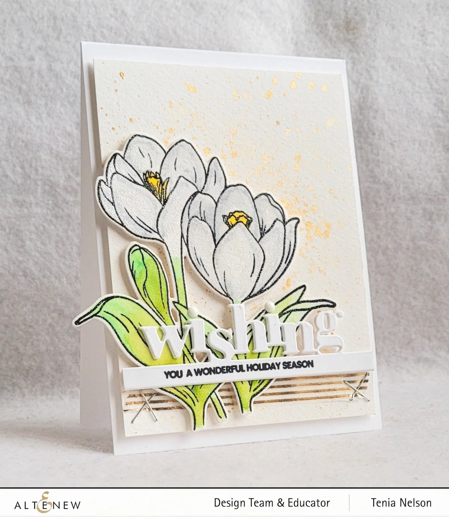 Altenew - Tiny Sentiments Bundle Stamp Set and Die Set