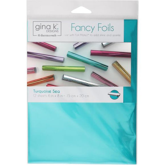 Gina K Designs - Turquoise Sea Fancy Foils 6x8