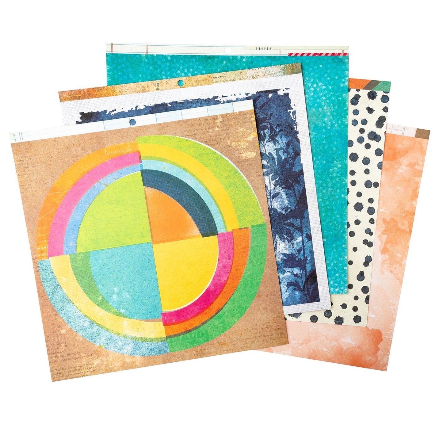 Vicki Boutin Mixed Media Double Sided Paper Pad 12x12 - 48/Pkg