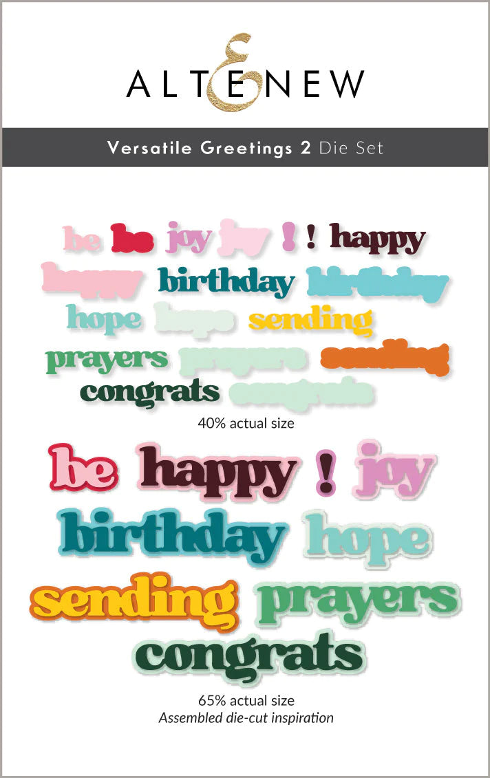 Altenew - Versatile Greetings 2 Die Set