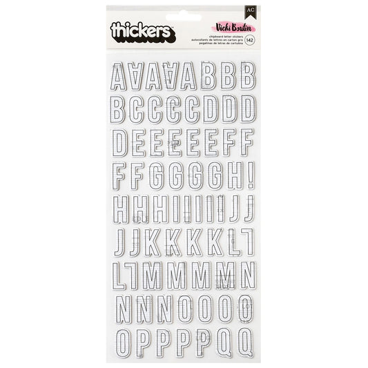 Vicki Boutin Alphabet Thickers Stickers