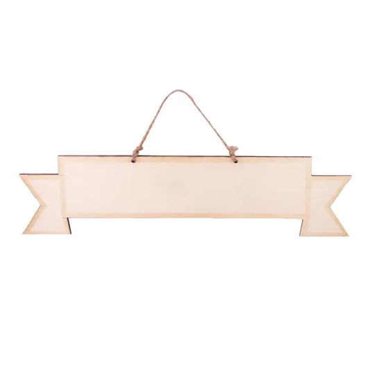 Wooden Board Banner 12.5 x 3.5