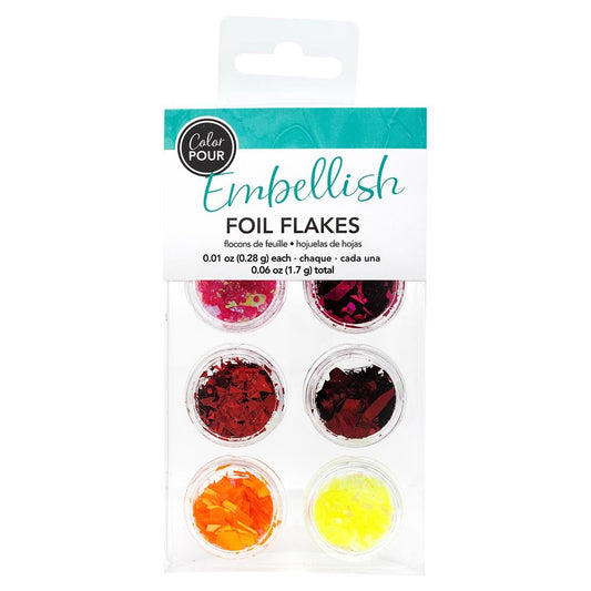 American Crafts Color Pour Foil Flakes - Warm