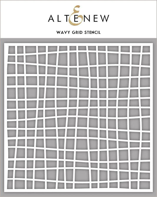 Altenew Wavy Grid Stencil Mask 6x6