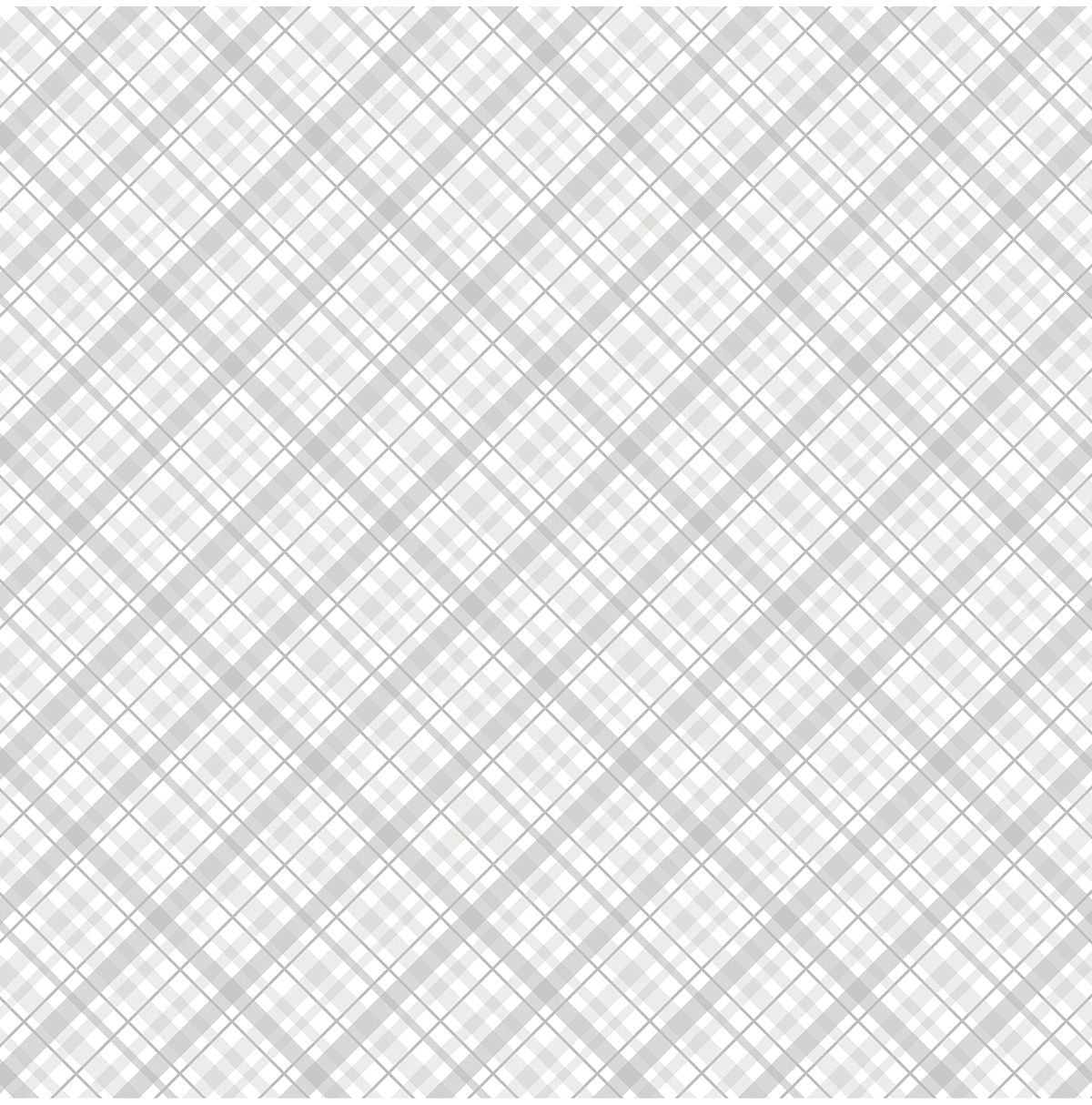 White Plaid Pattern Cardstock Core'dinations