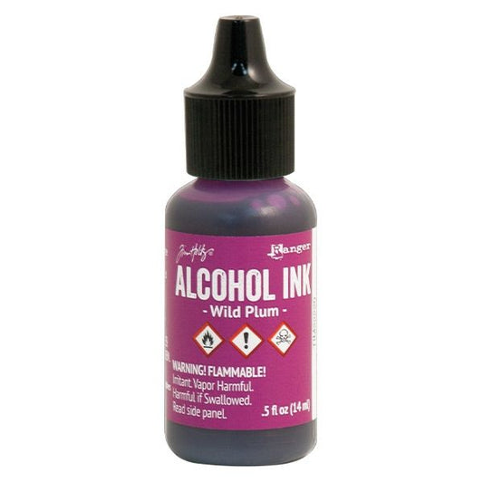 Tim Holtz Alcohol Ink .5 Ounce Wild Plum - Ranger