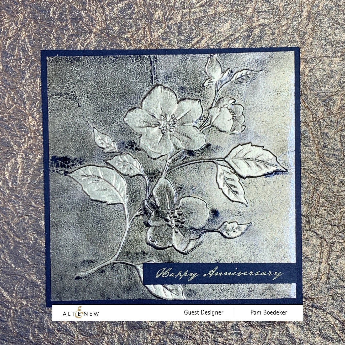 Altenew Woods Rose 3D Embossing Folder 6x6