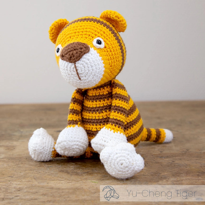 Yu Cheng Tiger - DIY Crochet Kit  - Handicraft USA