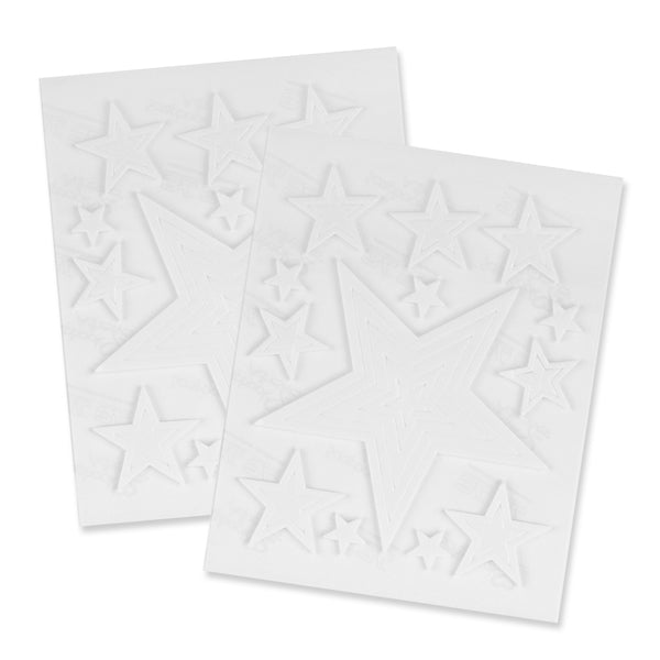 Scrapbook Adhesives 3D White  Foam Stars