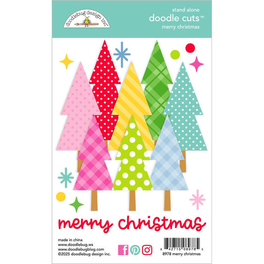 Merry Christmas Doodlebug Doodle Cuts Dies