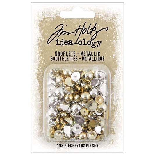 Tim Holtz Idea-ology Metallic Droplets 192 Pieces