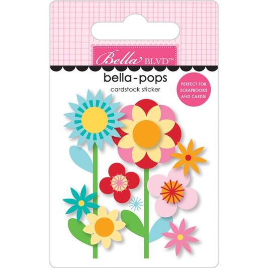 Birthday Bash Have a Great Day 3D Flower Stickers - Bella Blvd