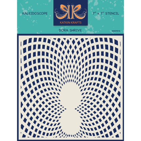 Creative Expressions - Kaleidoscope Stencil 7x7 Katkin Krafts