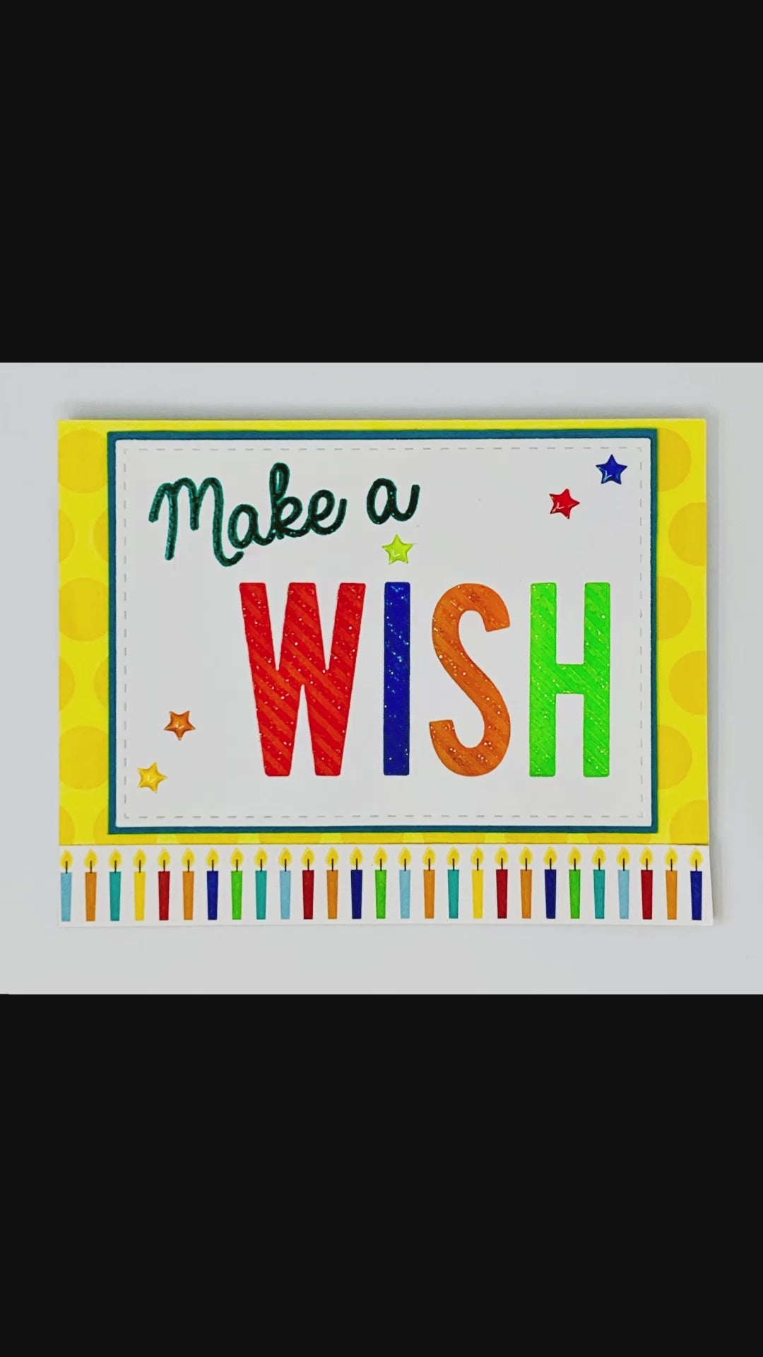 Load video: Cardmaking idea featuring Little Birdie Flowers from This and That Craft Shop