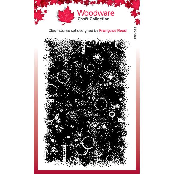 Singles Mini Texture Background Stamp 3x4 Woodware Craft Collections - Creative Expressions