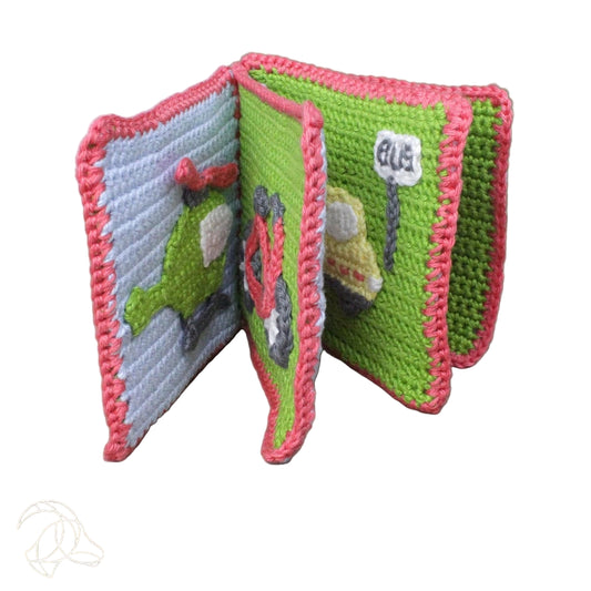 Crochet Soft Book Vehicles - Crochet Kit DIY Handicraft USA