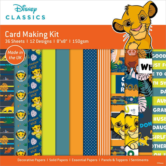 Creative Expressions Lion King Creative World Of Crafts Disney Card Making Kit