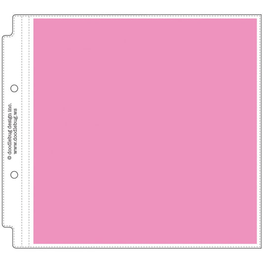 Doodlebug Page Protectors 8"X8" Pocket 12/Pkg