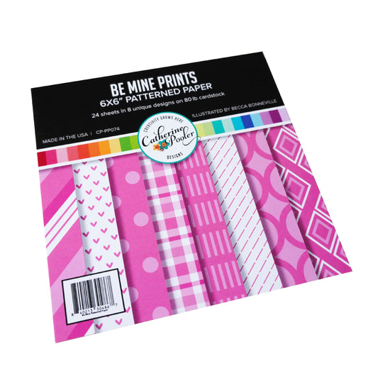 Be Mine Prints 6x6 Pattern Paper Pad - Catherine Pooler Designs