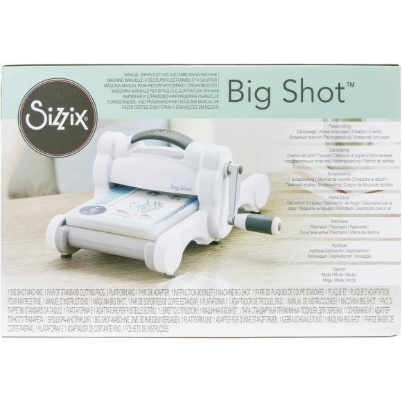 Sizzix Big Shot Platform Die Cutting Machine White with Gray – This and  That Craft Shop
