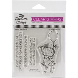 Birthday Cutie Stamps and Coordinating Die-namics Die Set - My Favorite Things