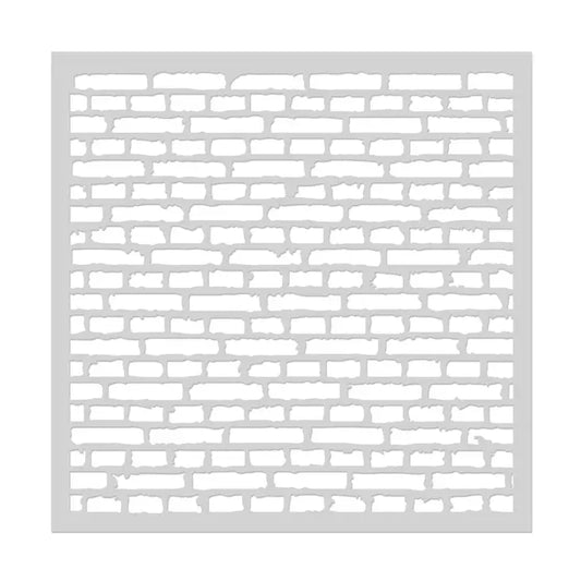Brick Wall Stencil Mask Hero Arts 6x6