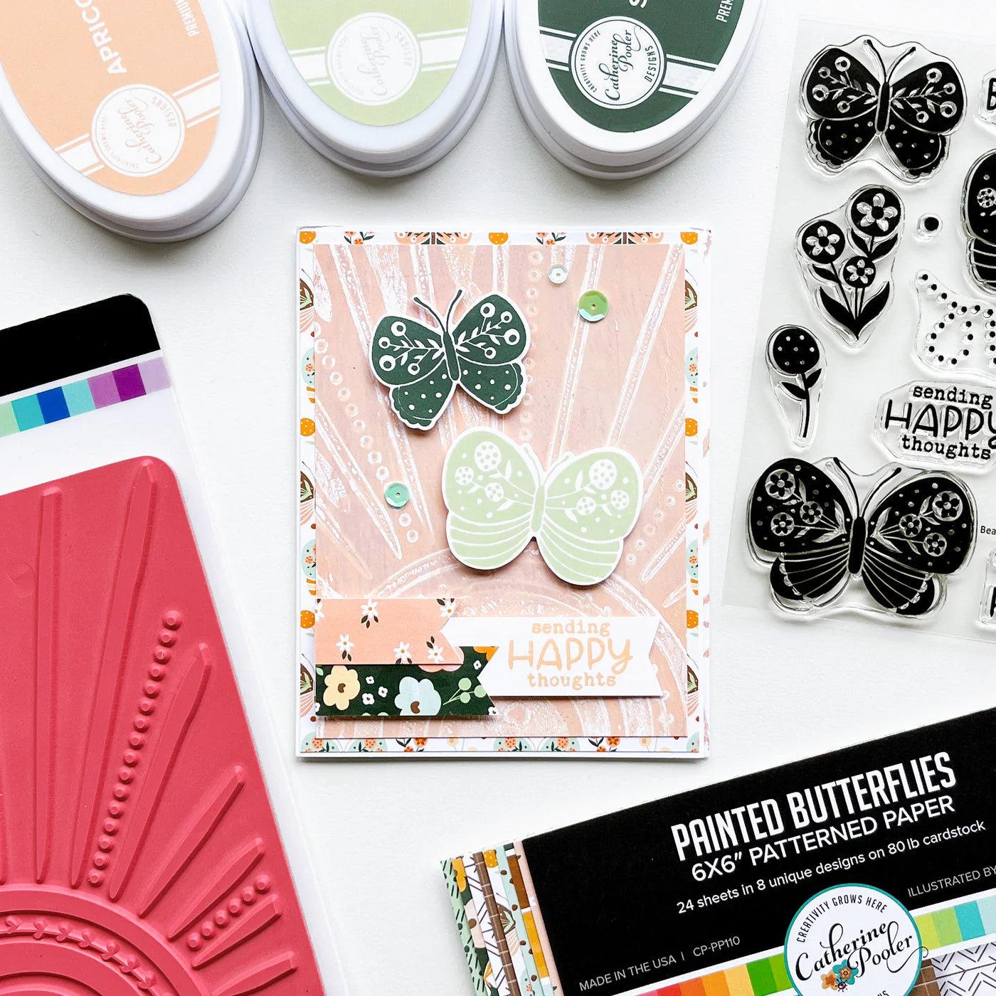 Call Me Ray Background Stamp Catherine Pooler Boho Collection