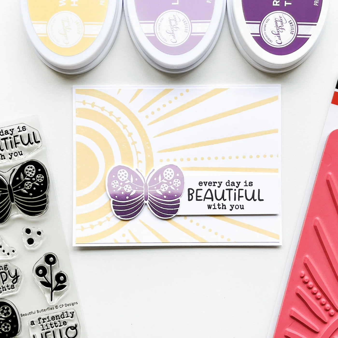 Call Me Ray Background Stamp Catherine Pooler Boho Collection