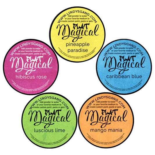 Caribbean Cruise Flat Magical Powders Set - Lindys Stamp Gang