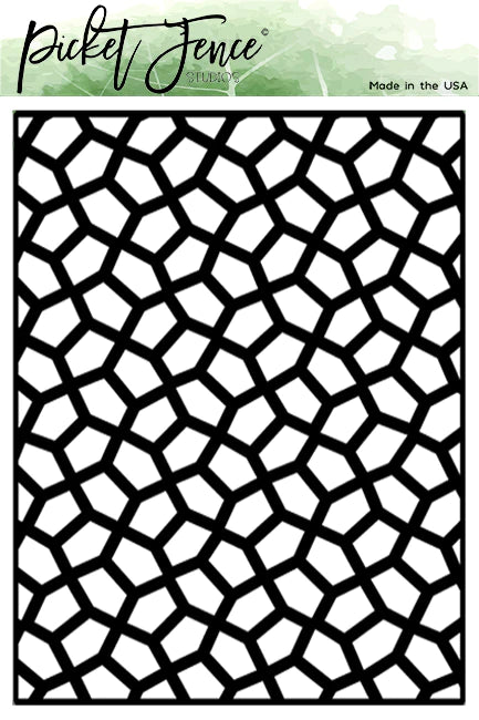 Cobblestone 6x8 Stencil Mask by Picket Fence Studios