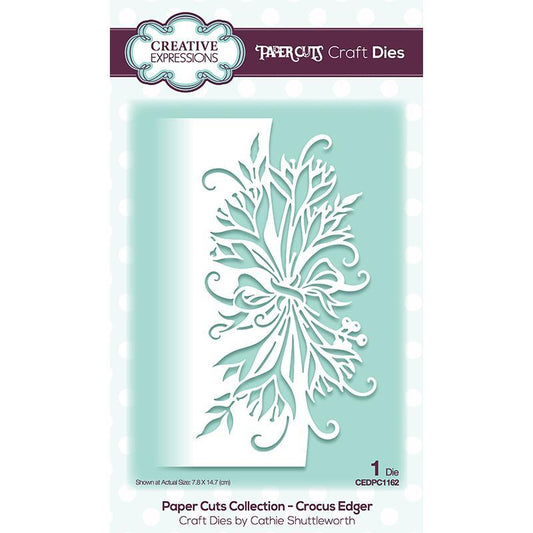 Creative Expressions Crocus Edger Craft Dies Paper Cuts Collection