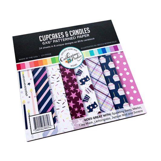 Cupcakes and Candles 6x6 Paper Pad by Catherine Pooler Designs