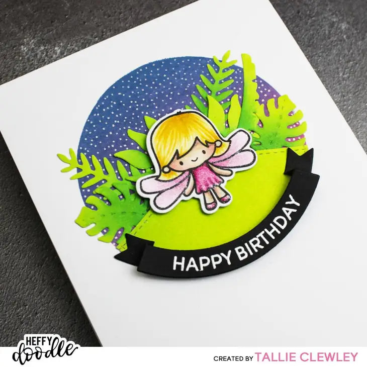 Curved Banner Craft Die by Heffy Doodle