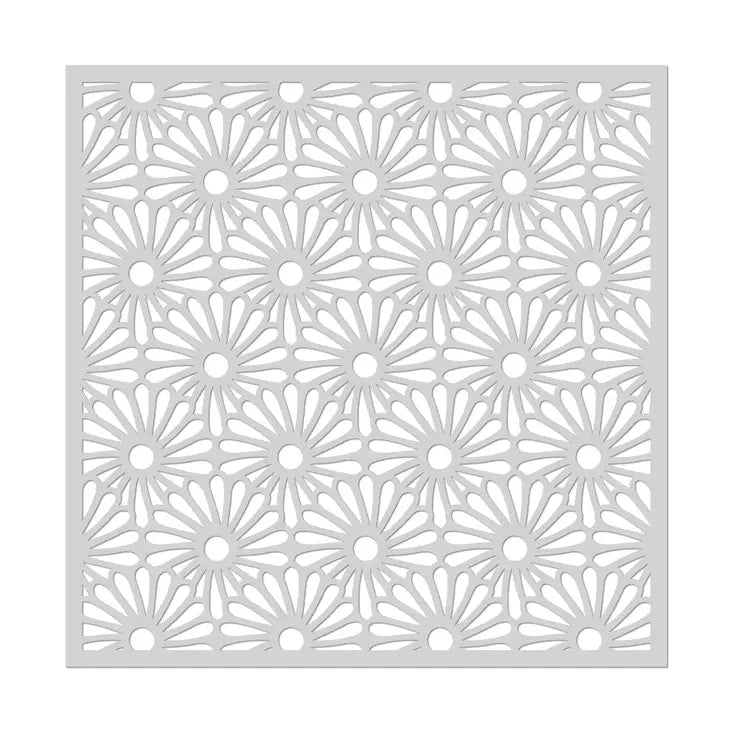 Hero Arts Daisy Mosaic Stencil Mask 6X6