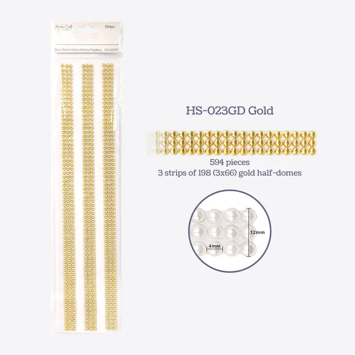 Pearl Stone Embellishment Band Stickers