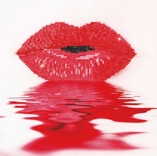 Hot Lips Diamond Painting Art Kit by Diamond Dotz