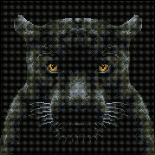If Looks Could Kill Black Panther Diamond Art Kit by Diamond Dotz