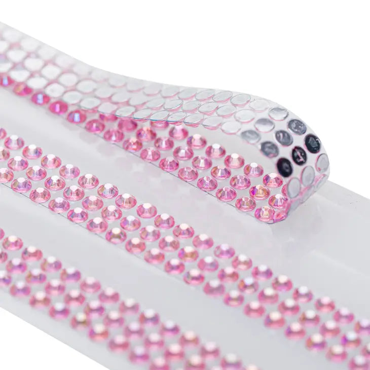 Rhinestone Band Embellishment Band Stickers Pink