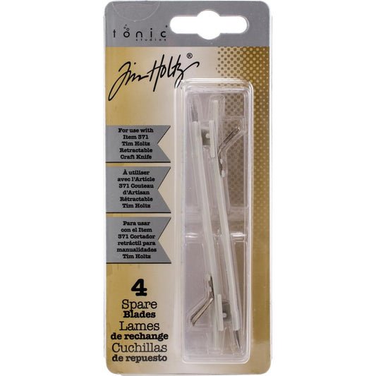 Tim Holtz Retractable Craft Knife Refill Blades 4/Pkg