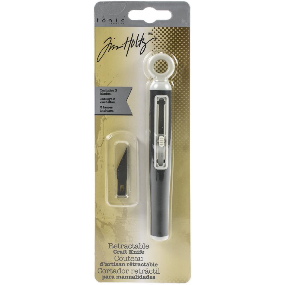 Tim Holtz Retractable Craft Knife W/3 Blades - Tonic
