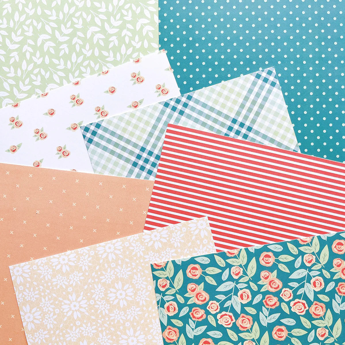 Roses and Lace 6x6 Pattern Paper Pad - Catherine Pooler Designs