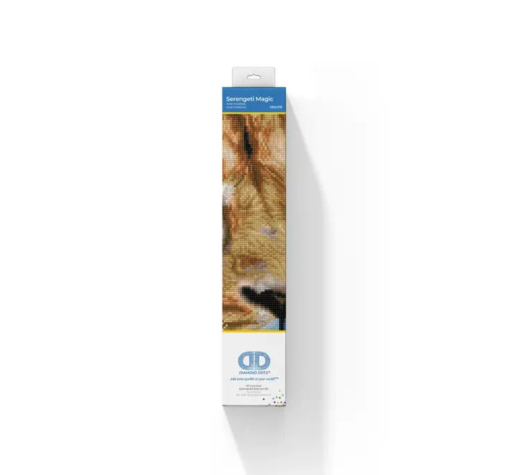Serengeti Magic Lions Face Diamond Dotz Painting Art Kit