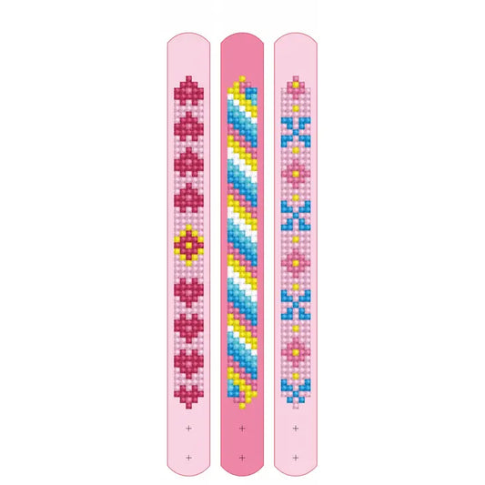 Shades of Pink Dotzies Bracelets by Diamond Dotz