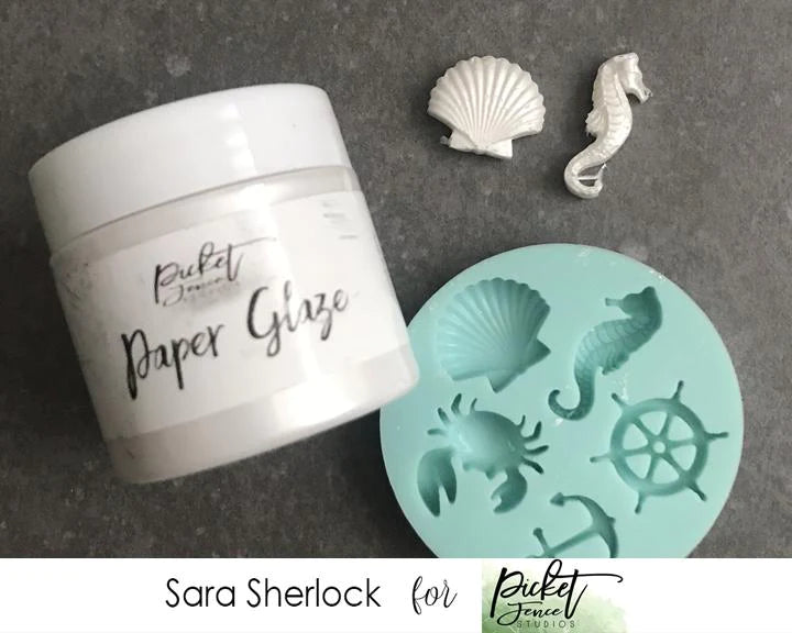 Paper Glaze - Snow Drop White by Picket Fence Studios