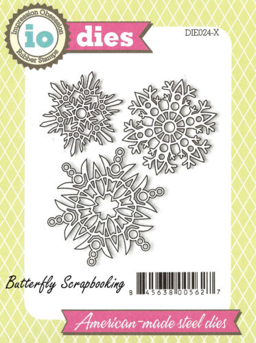 Snowflakes Die Set Craft Die by Impression Obsession